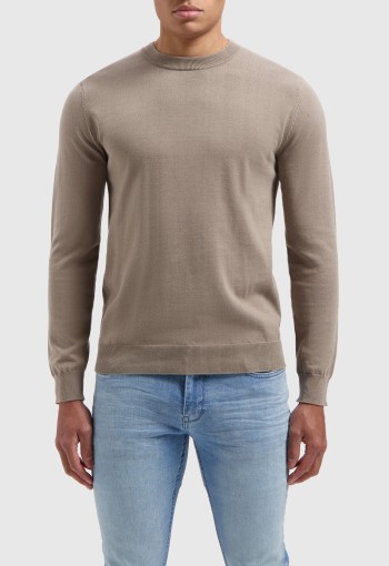Essential sweater taupe pure path